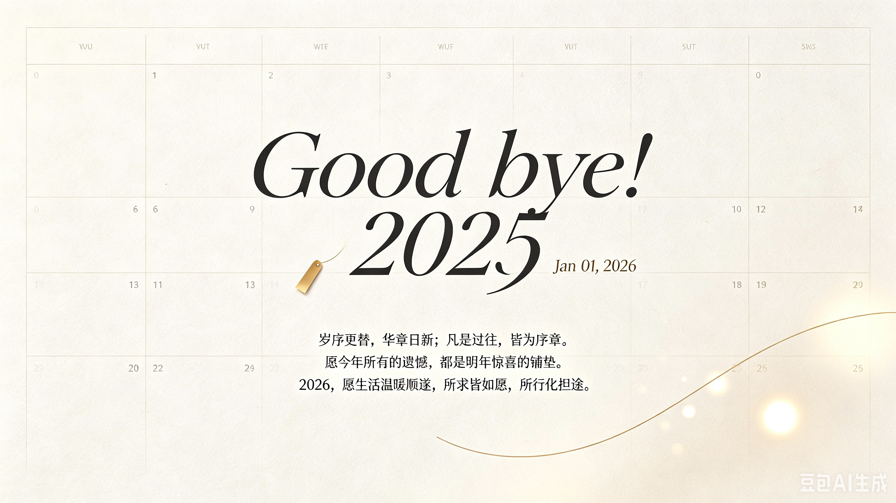Good bye！2025